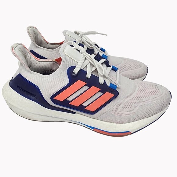 Adidas Ultraboost 2022 Running Shoes Womens 9.5 White Mesh Light wear - Picture 4 of 12